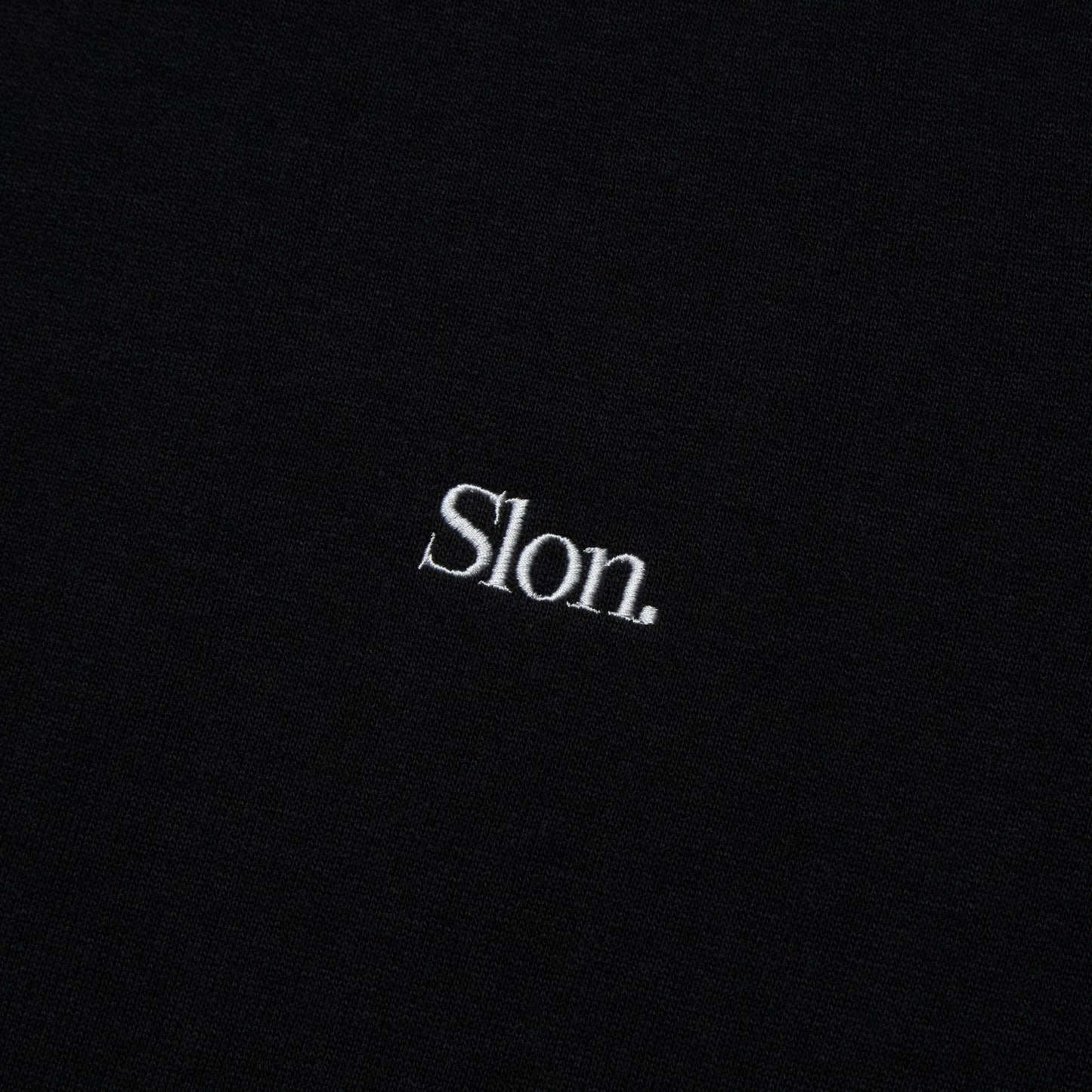 Slon Russell Raglan Crew - Black