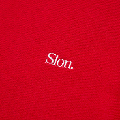 Slon Russell Raglan Crew - Red