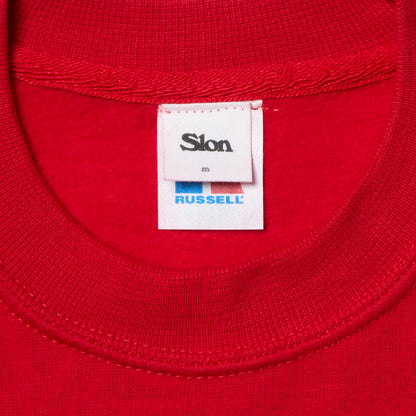 Slon Russell Raglan Crew - Red