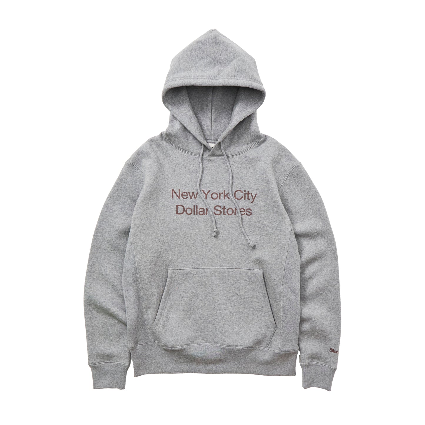Slon NYC Dollar Stores Varsity Hoodie - Heather Grey