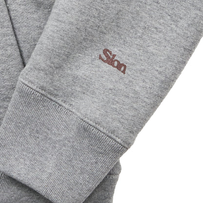 Slon NYC Dollar Stores Varsity Hoodie - Heather Grey