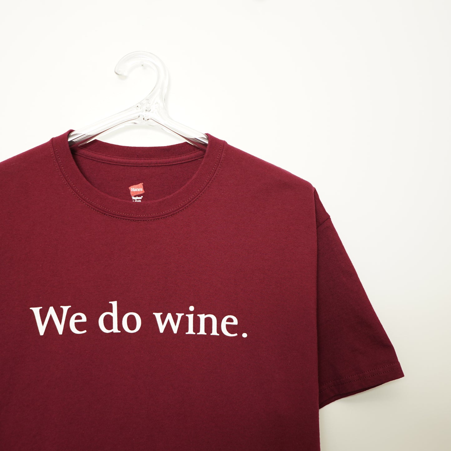 "We do wine." Tee