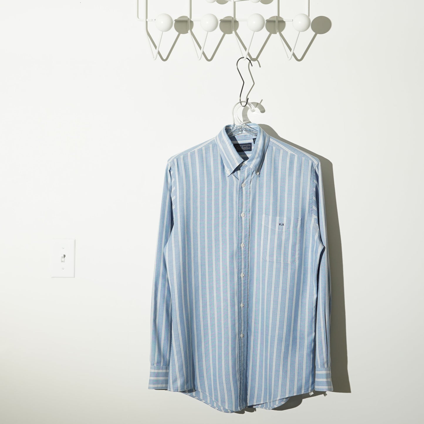 LANDS' END Oxford Striped L/S Shirt