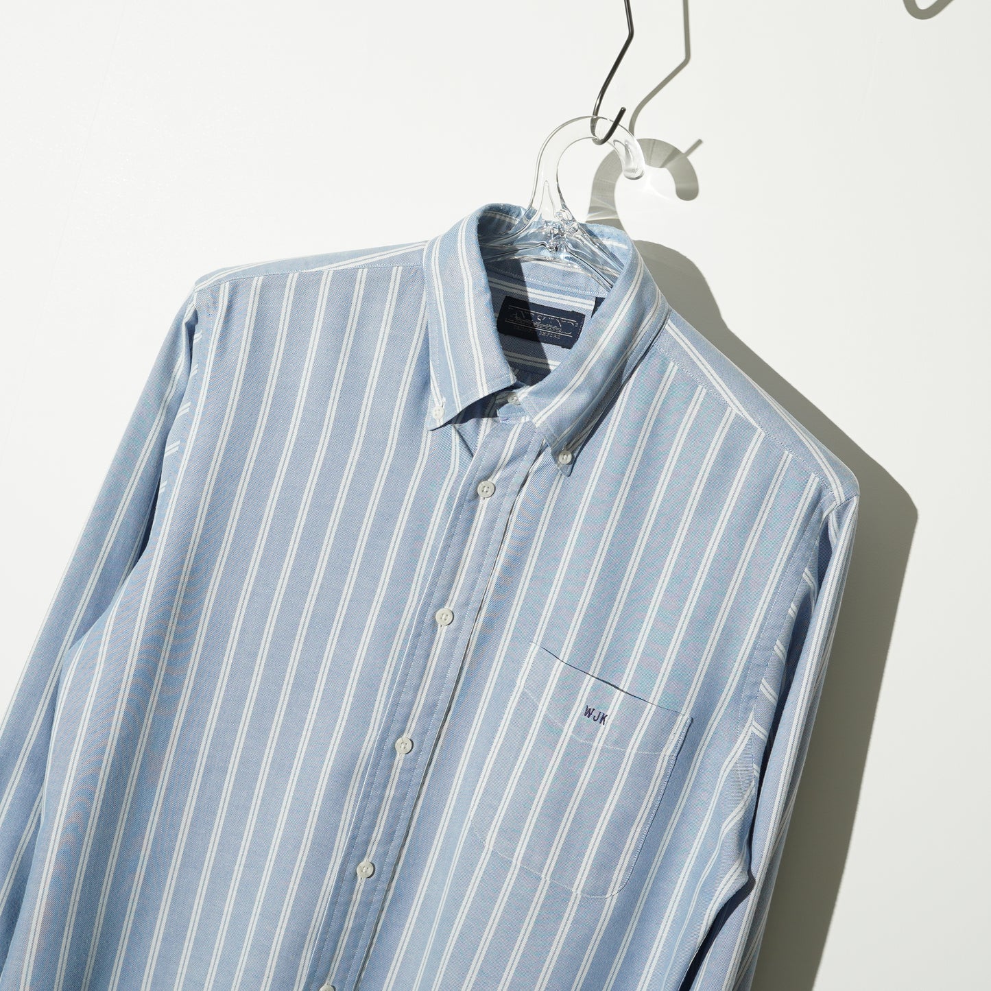 LANDS' END Oxford Striped L/S Shirt