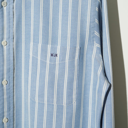 LANDS' END Oxford Striped L/S Shirt