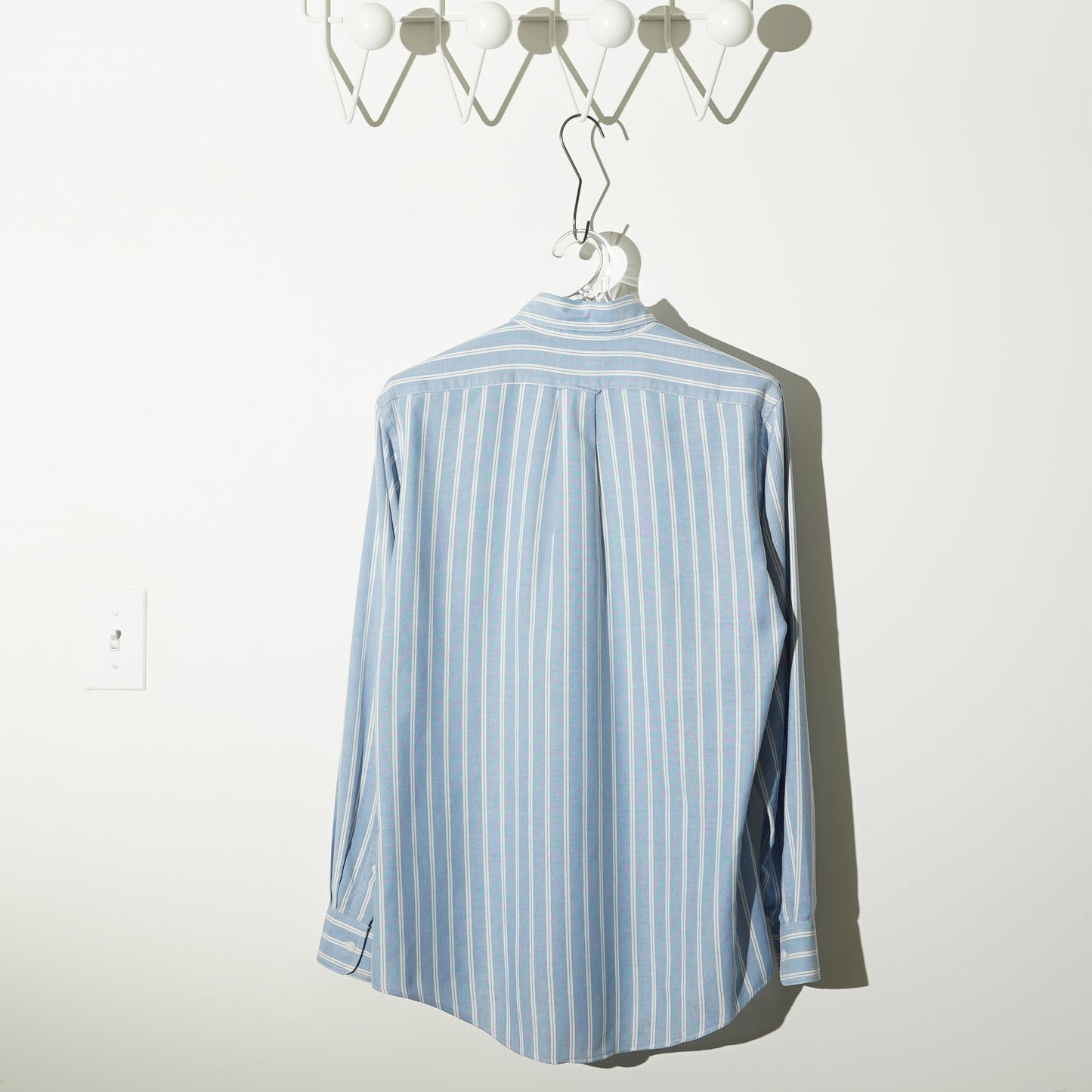 LANDS' END Oxford Striped L/S Shirt