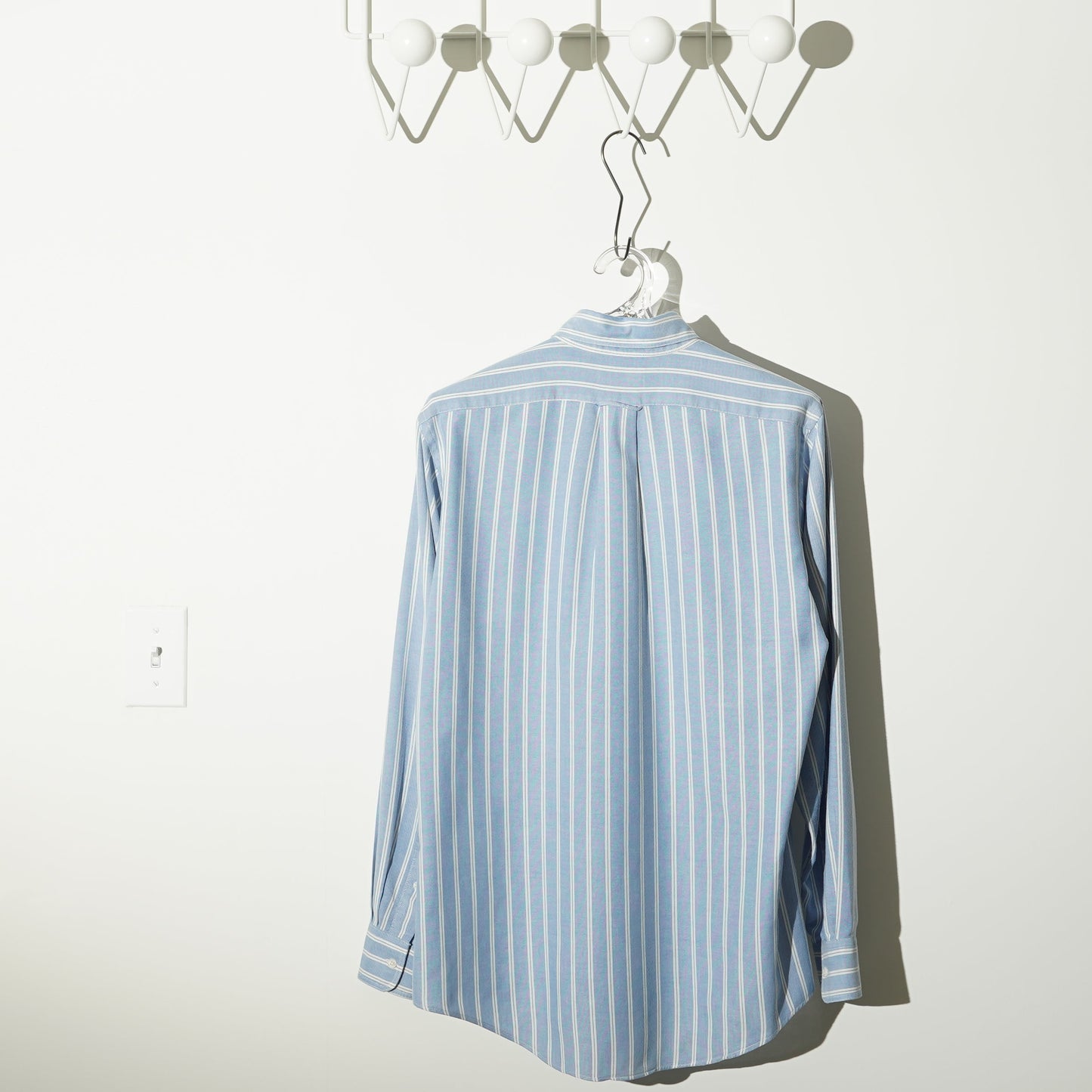LANDS' END Oxford Striped L/S Shirt
