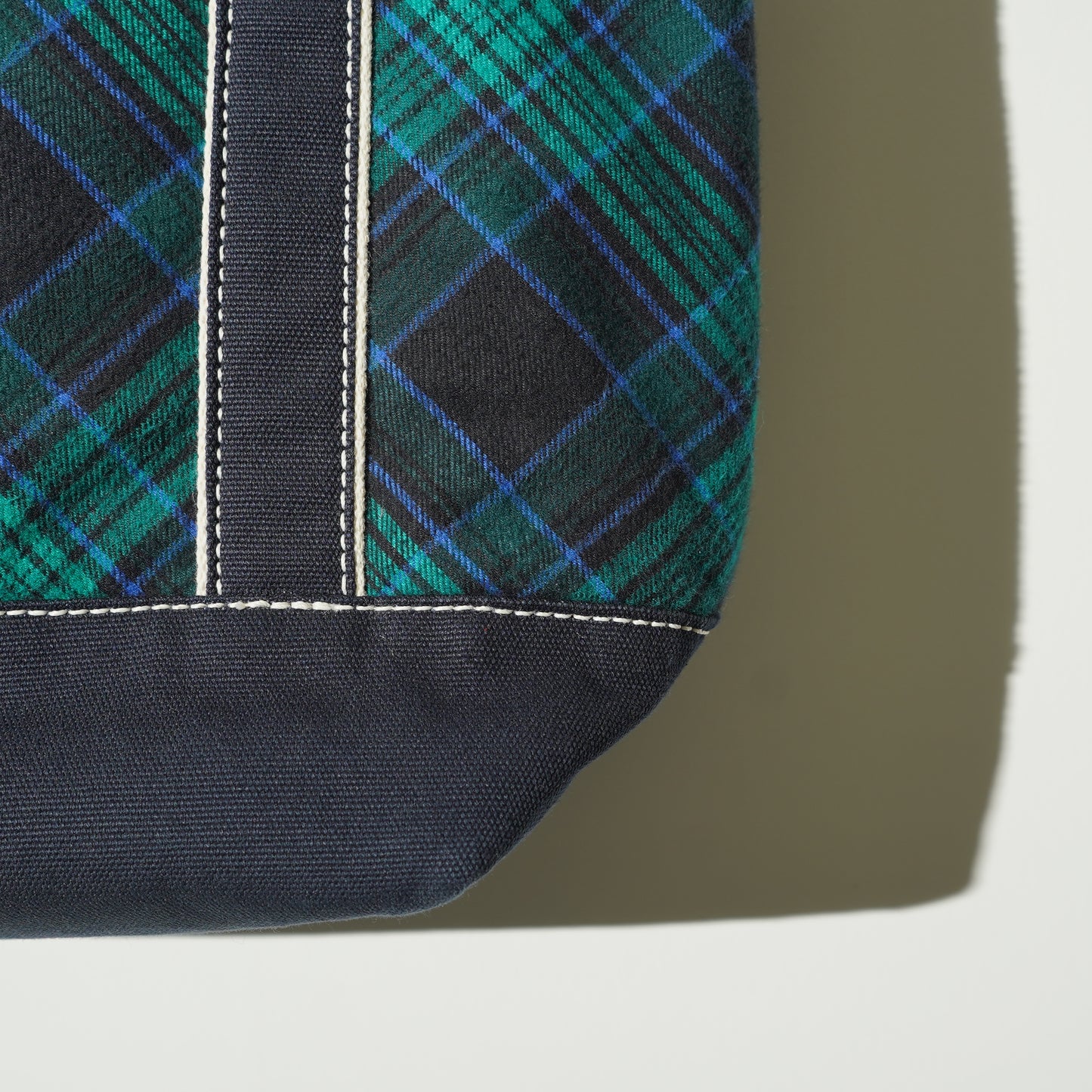 LANDS' END Plaid Tote