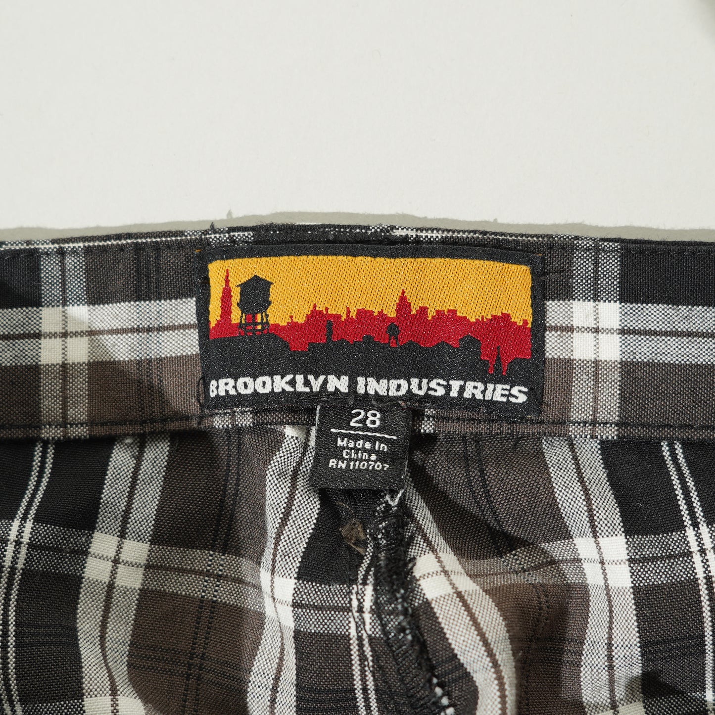 Brooklyn Industries Plaid Cotton Shorts