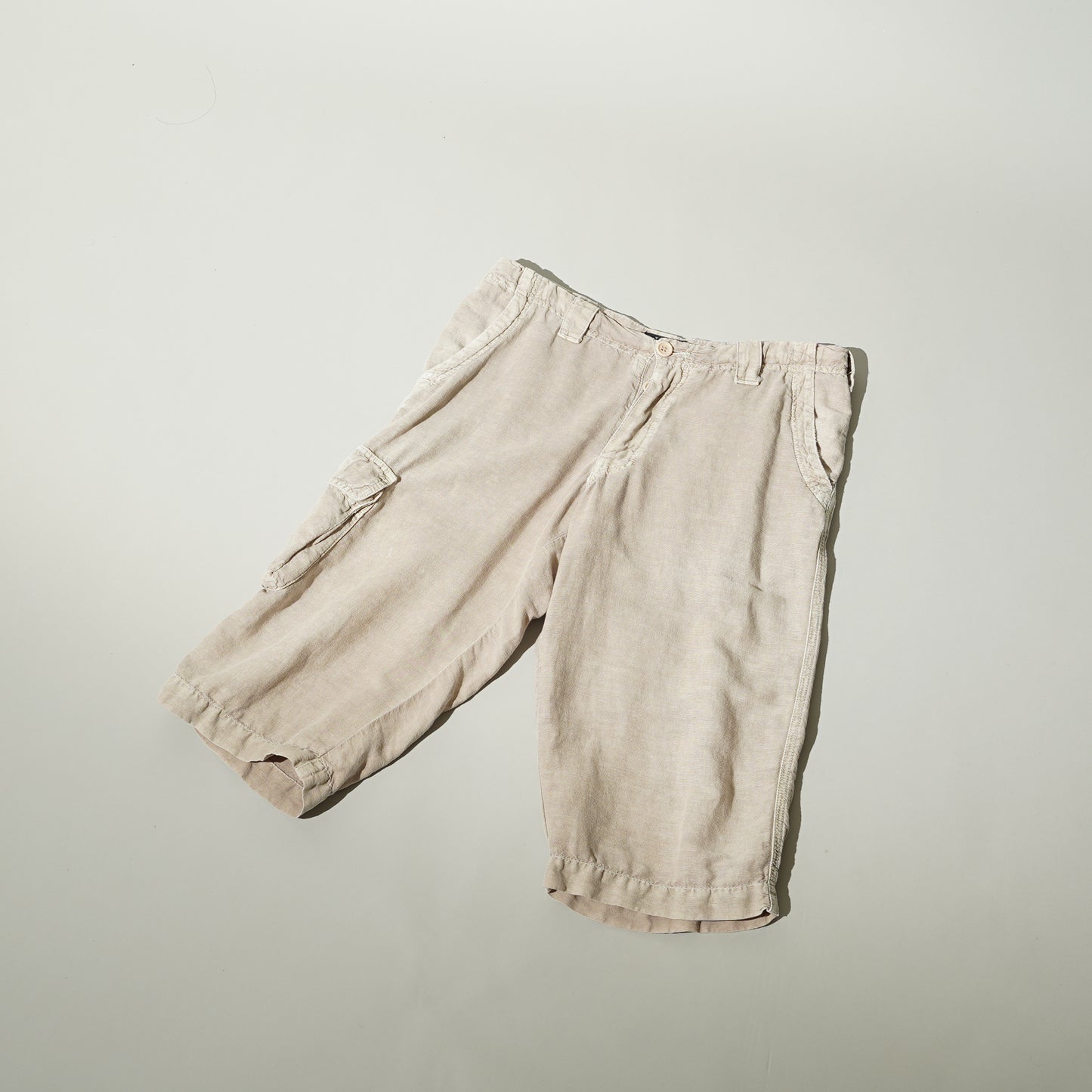 ARMANI JEANS Linen Cargo Shorts
