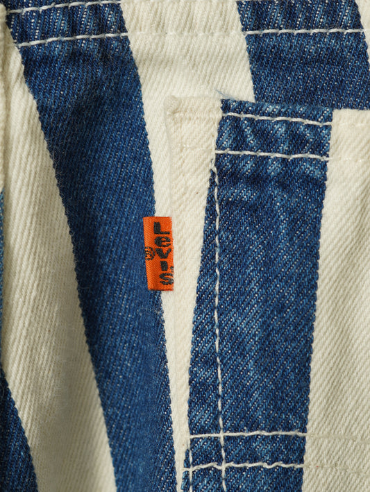 Levi's 550 Striped Denim Shorts