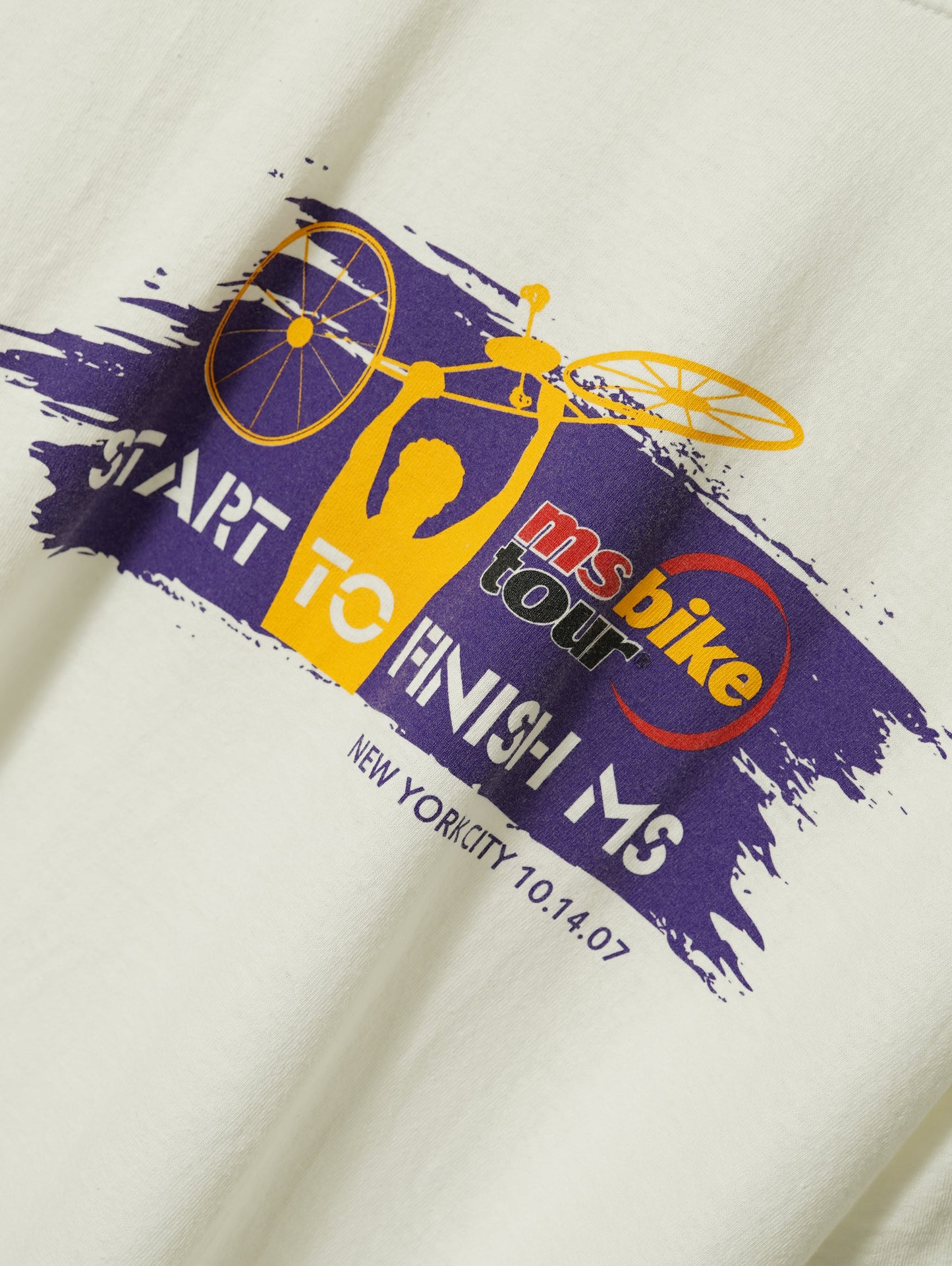 MS Bike Tour NYC 2007 S/S Tee