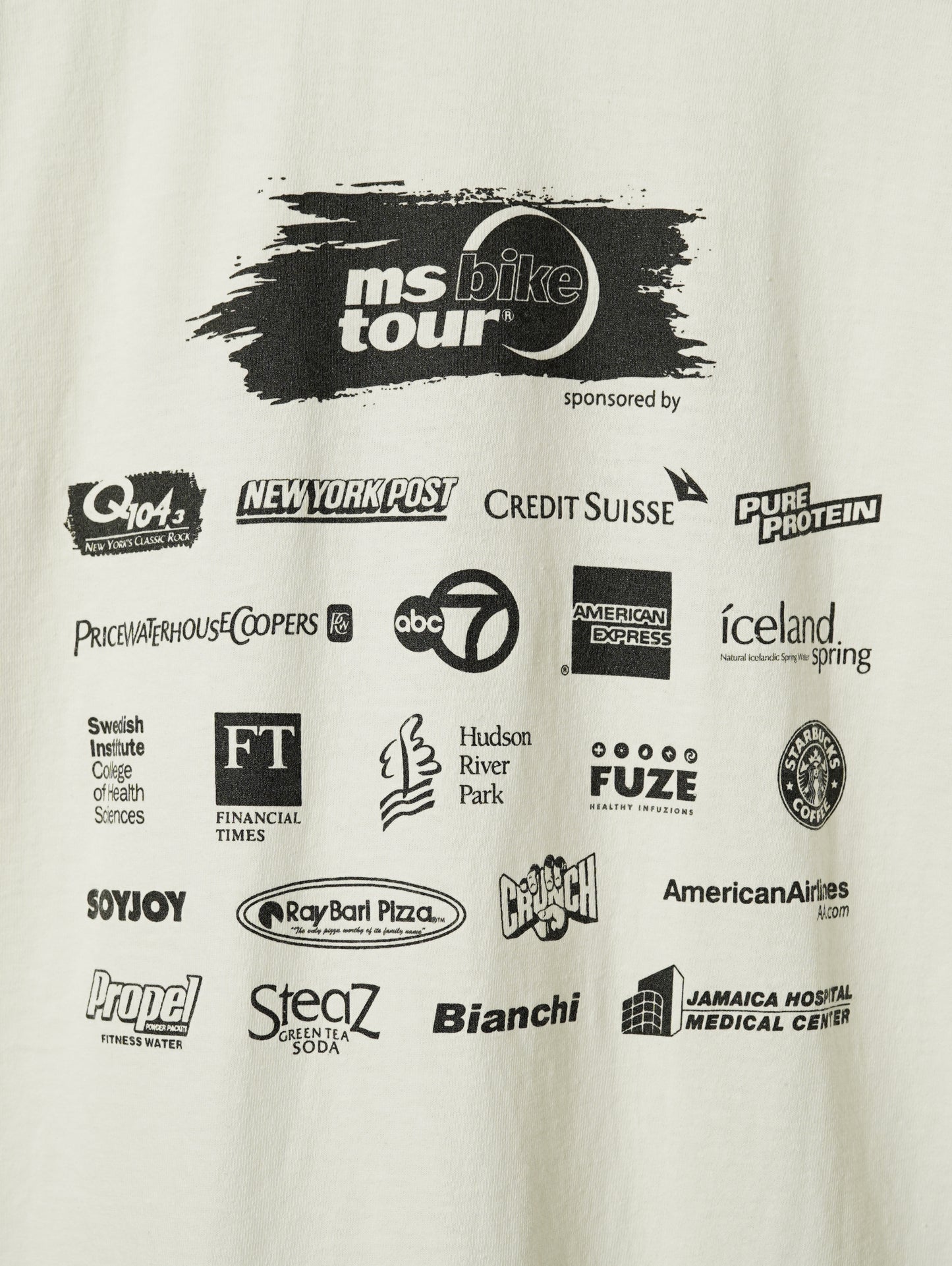 MS Bike Tour NYC 2007 S/S Tee