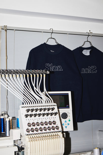 Slon Reversible Crewneck - Navy