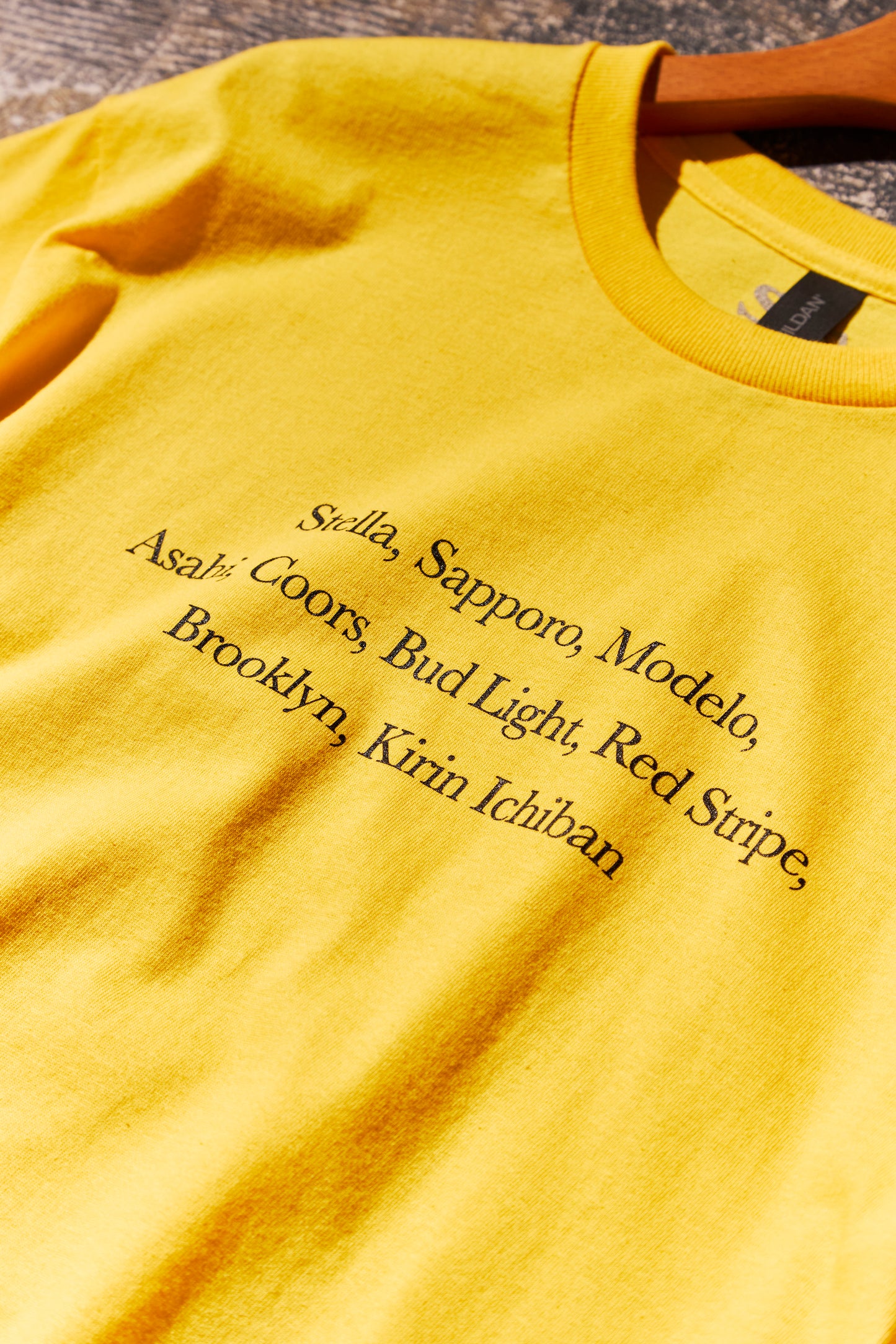 Slon "Beer of Choice" S/S Tee - Daisy Yellow