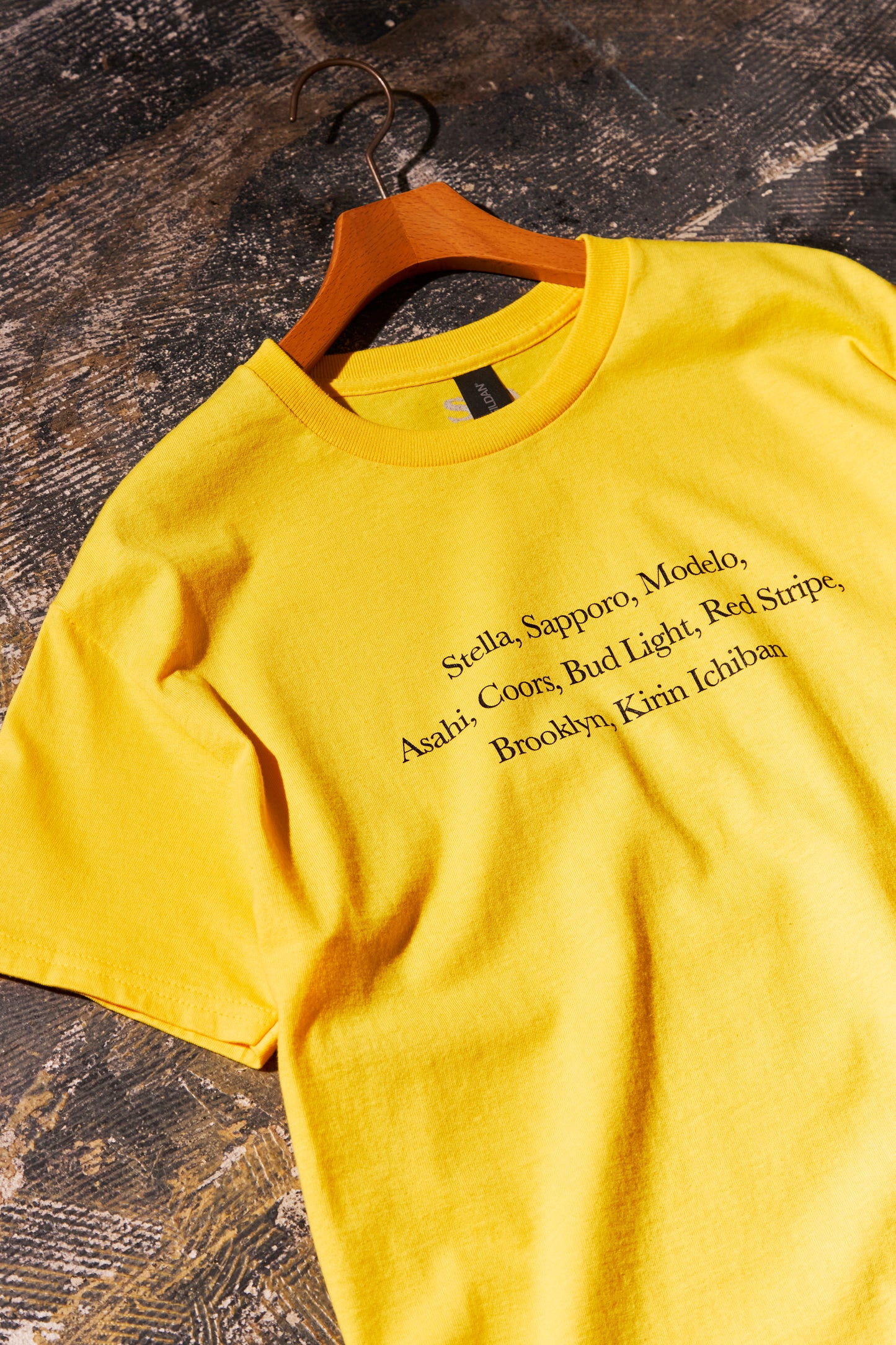 Slon "Beer of Choice" S/S Tee - Daisy Yellow