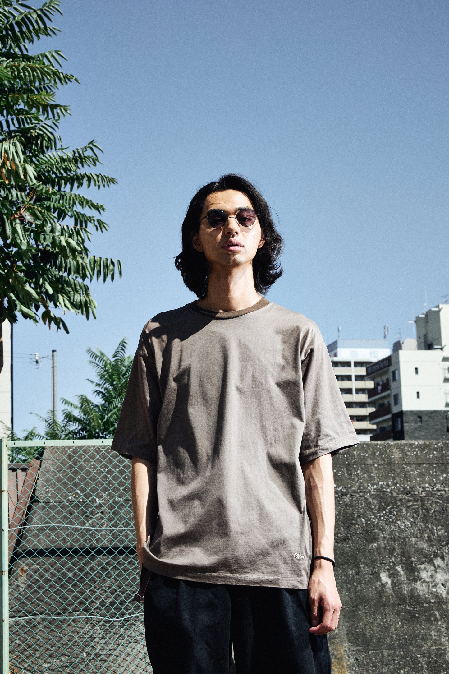 Slon Basic & Comfort S/S Tee - Sepia
