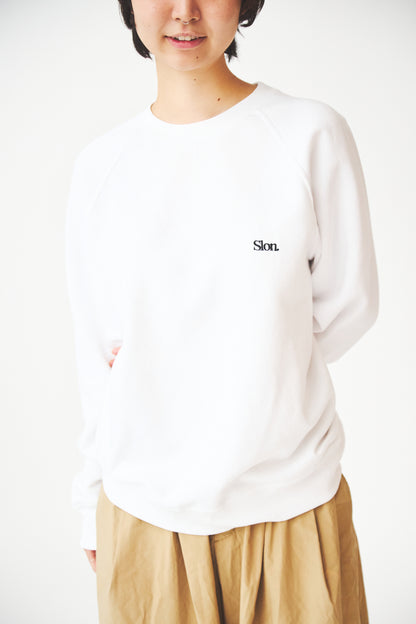 Slon FRUIT Raglan Sweat - White