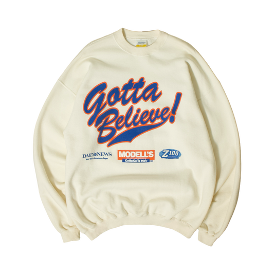 New York Mets "Gotta Believe!" Crewneck