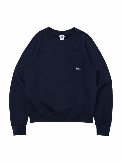 Slon FRUIT Raglan Sweat - Deep Navy
