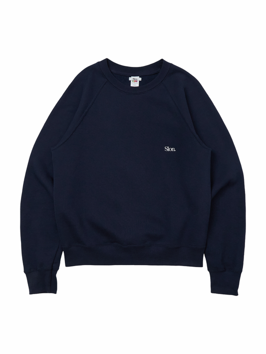 Slon FRUIT Raglan Sweat - Deep Navy