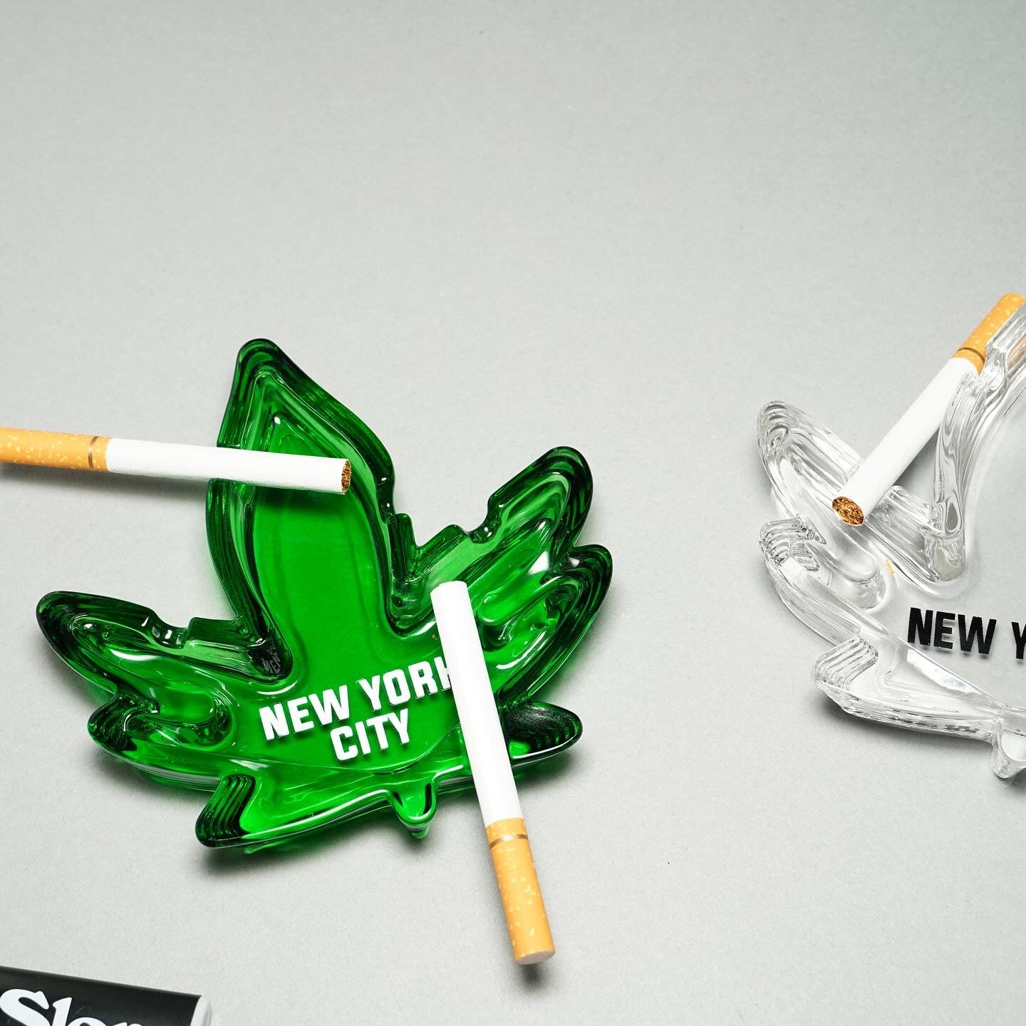 New York Weed Glass Ashtray