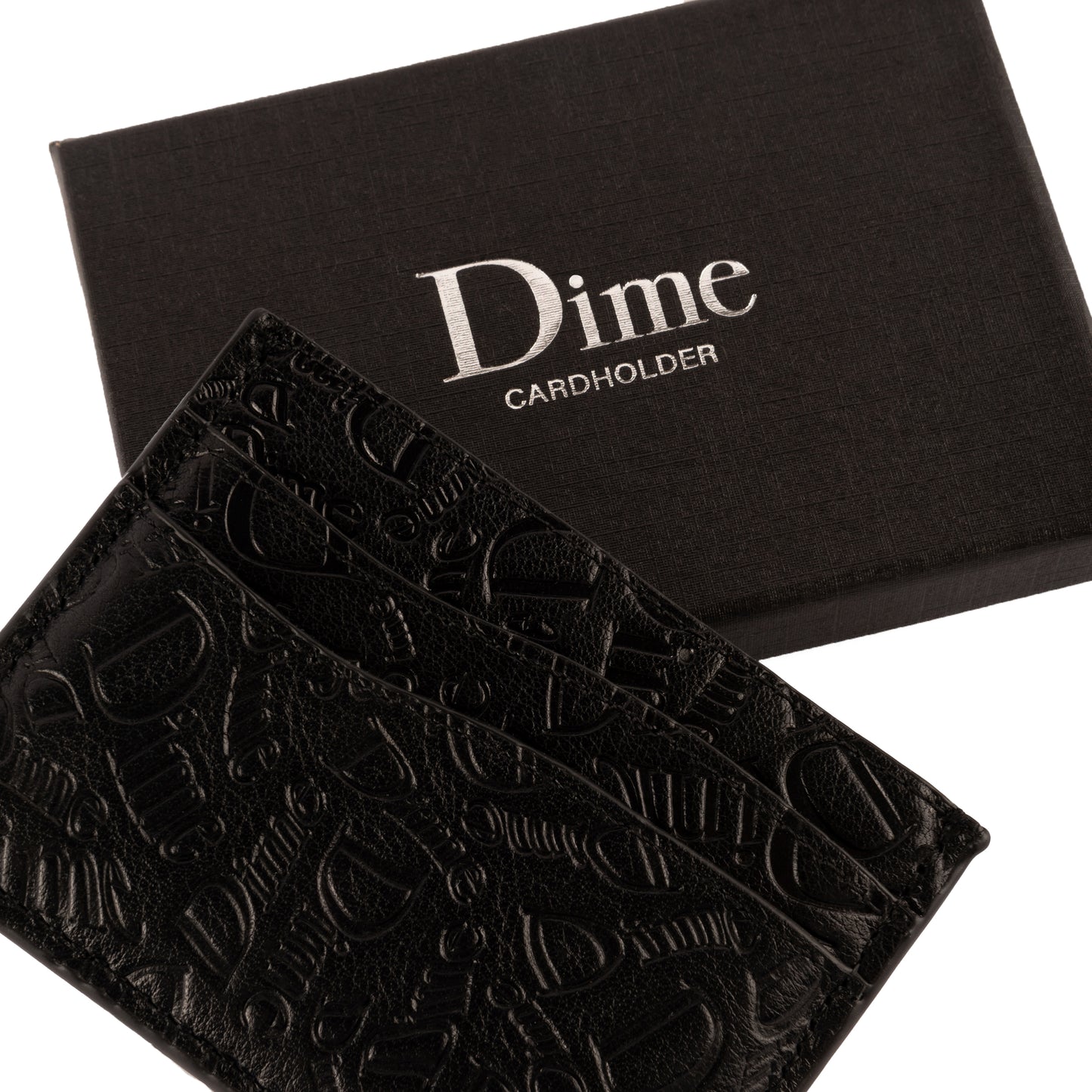 Dime HAHA LEATHER CARDHOLDER "Black"