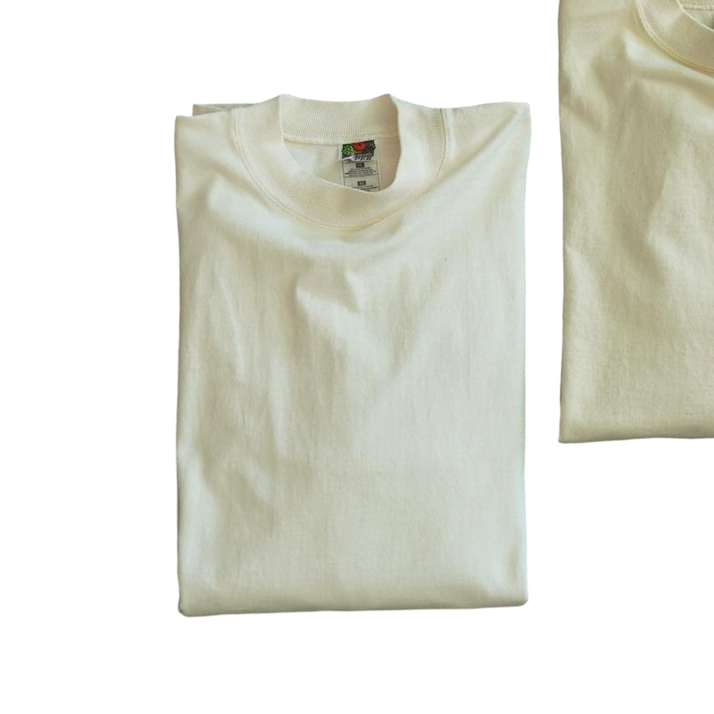 Fruits of the Loom "SUPER COTTON" Mock Neck L/S Tee