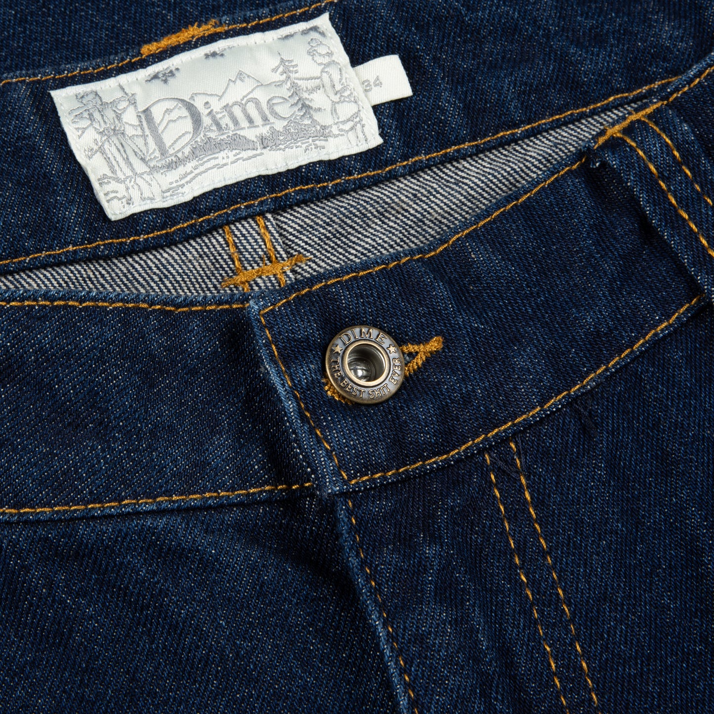 Dime Classic Relaxed Denim Pants - Indigo