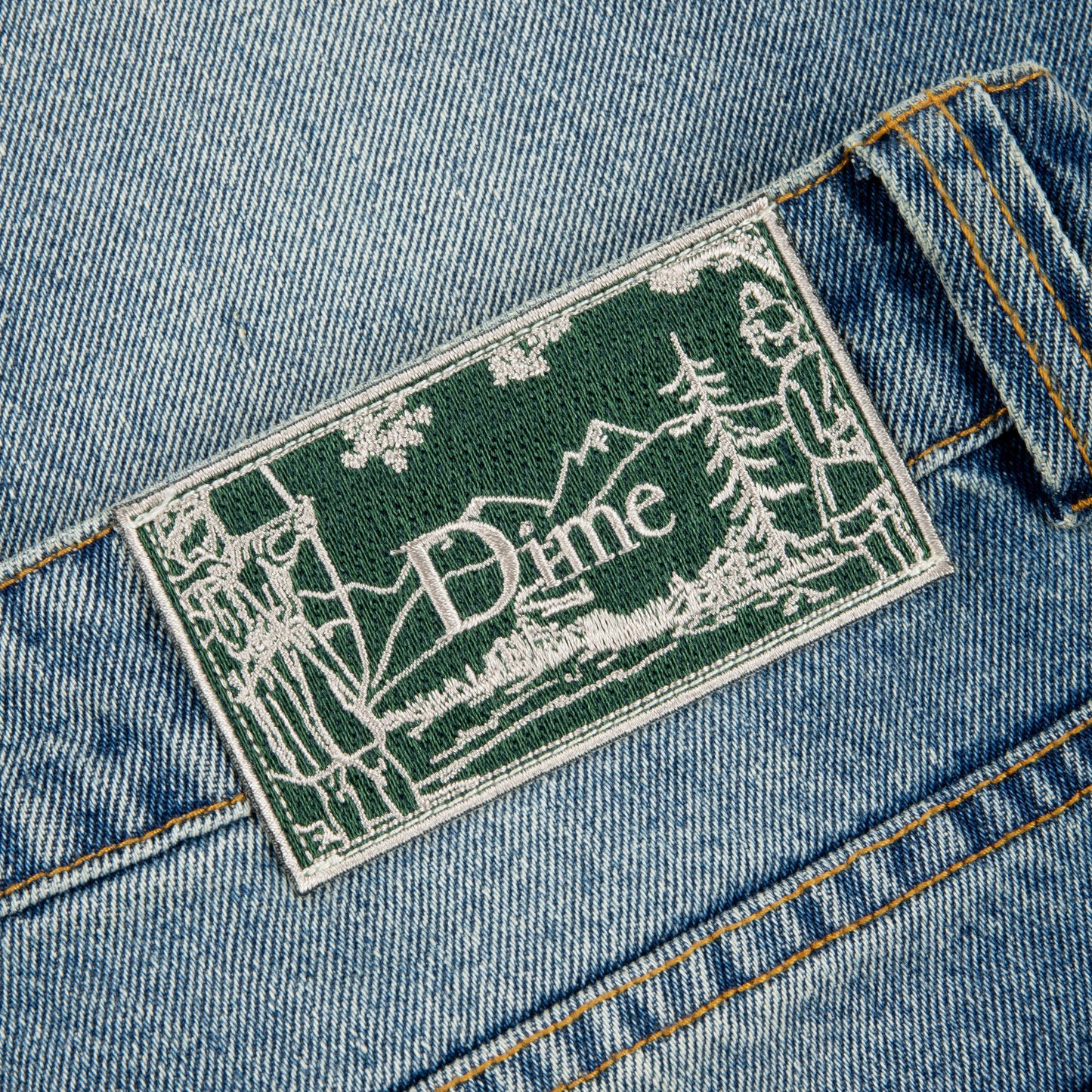 Dime Classic Relaxed Denim Pants - Sandblasted Indigo