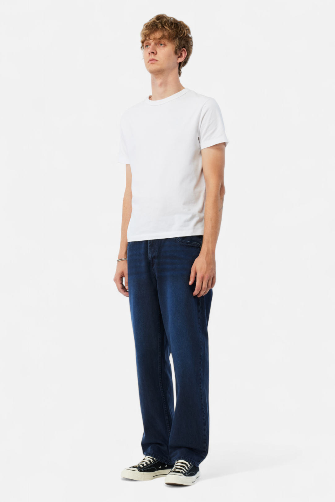 Dime Relaxed Denim Pants - Sandblasted True Blue