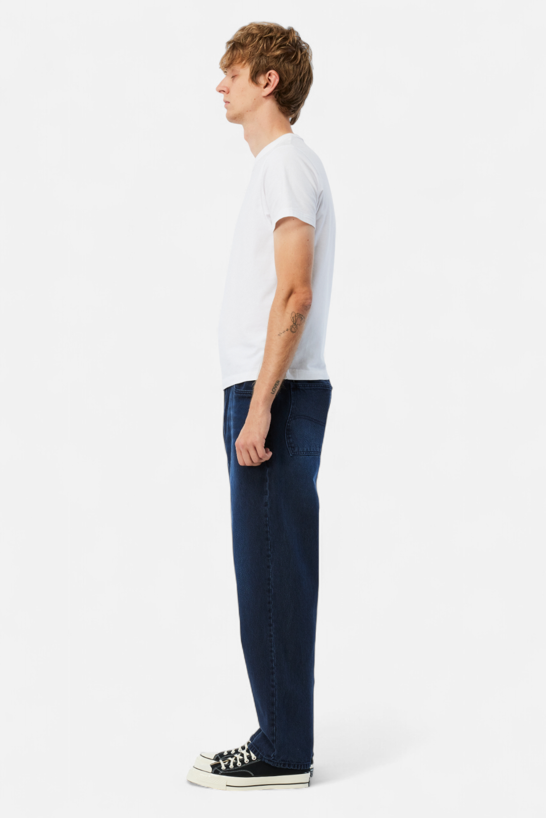 Dime Relaxed Denim Pants - Sandblasted True Blue