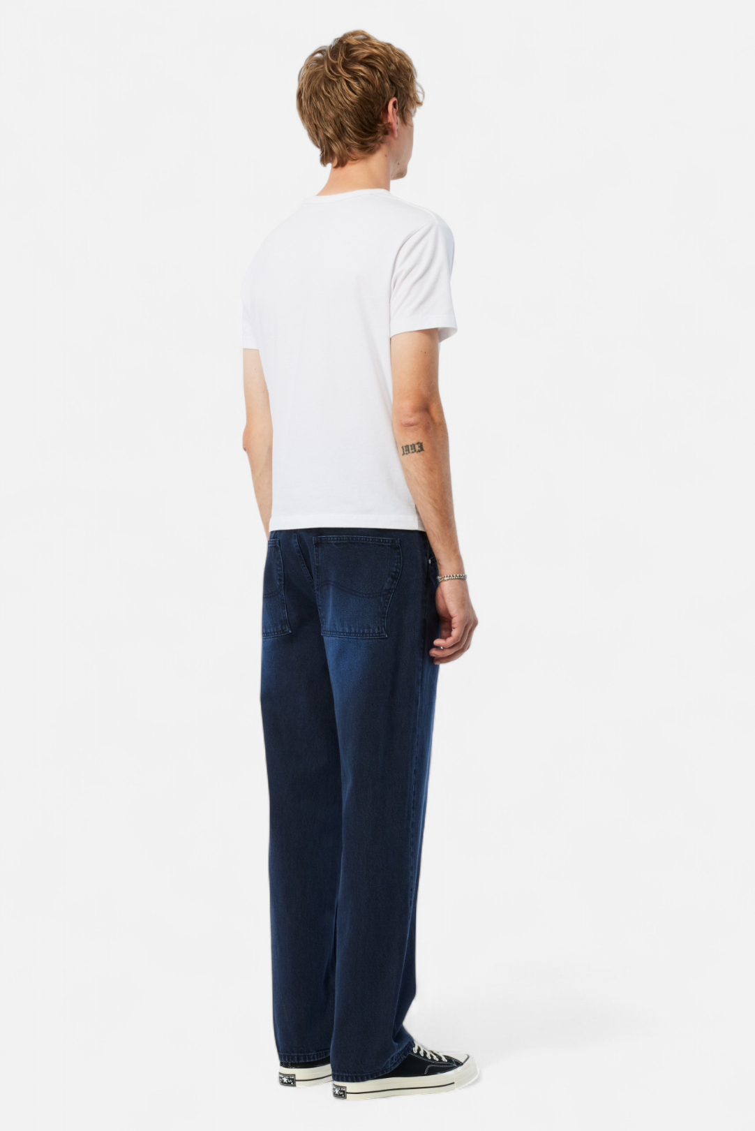 Dime Relaxed Denim Pants - Sandblasted True Blue