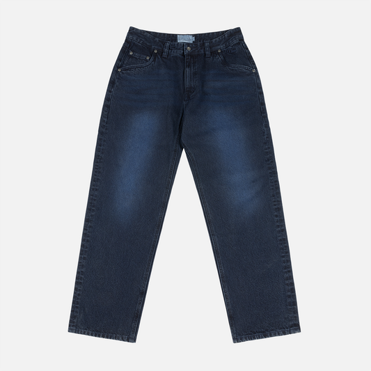 Dime Relaxed Denim Pants - Sandblasted True Blue