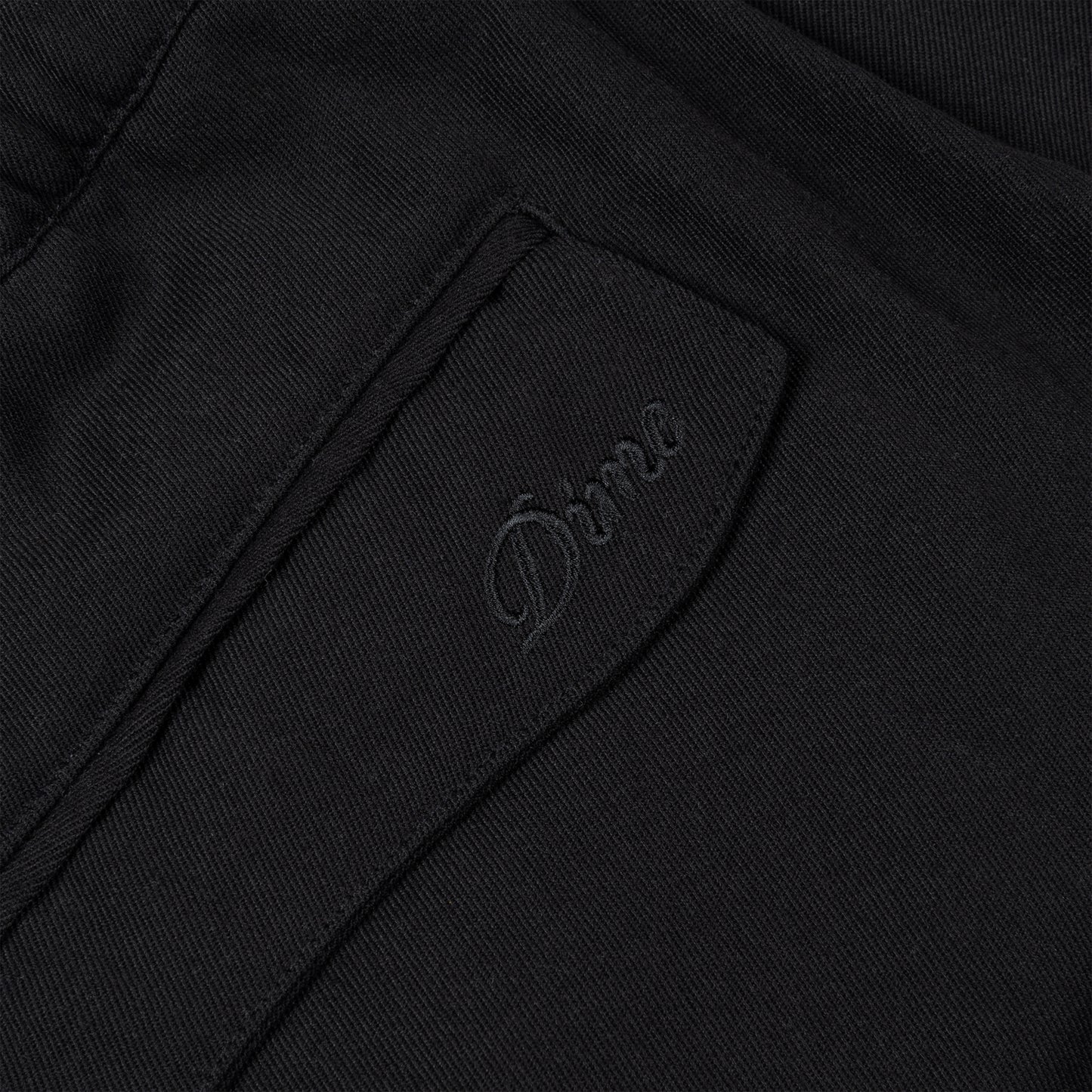 Dime PLEATED TWILL SHORTS "Black"