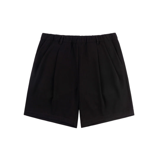 Dime PLEATED TWILL SHORTS "Black"