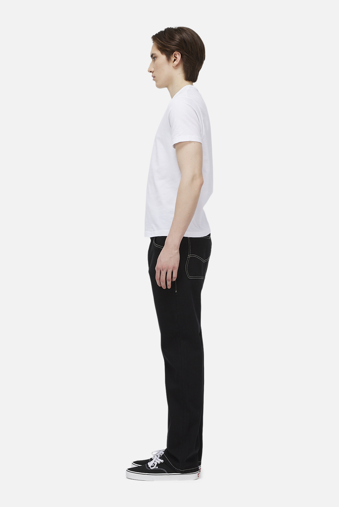Dime Straight Denim Pants - Black