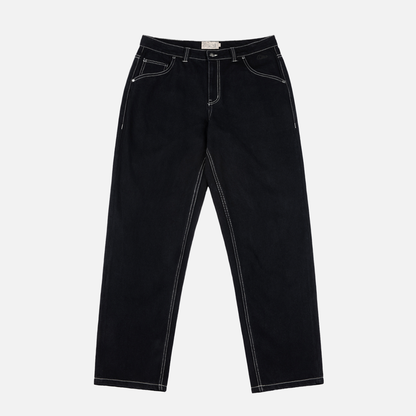 Dime Straight Denim Pants - Black