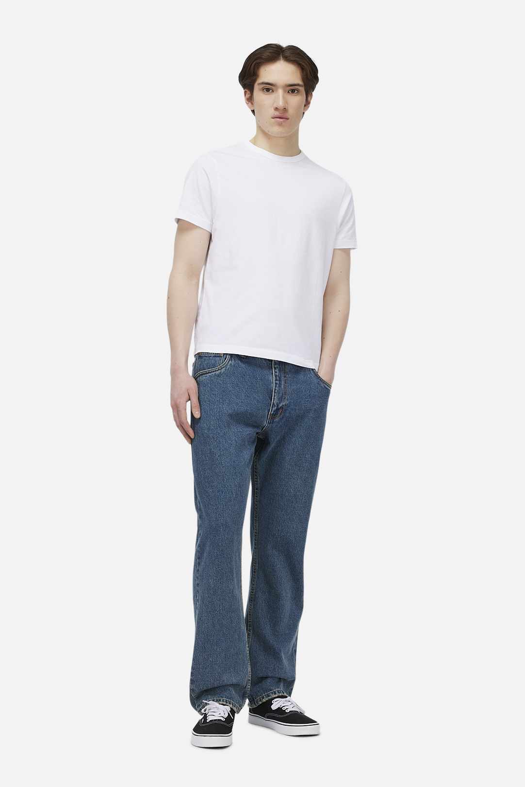 Dime Straight Denim Pants - Stone Washed