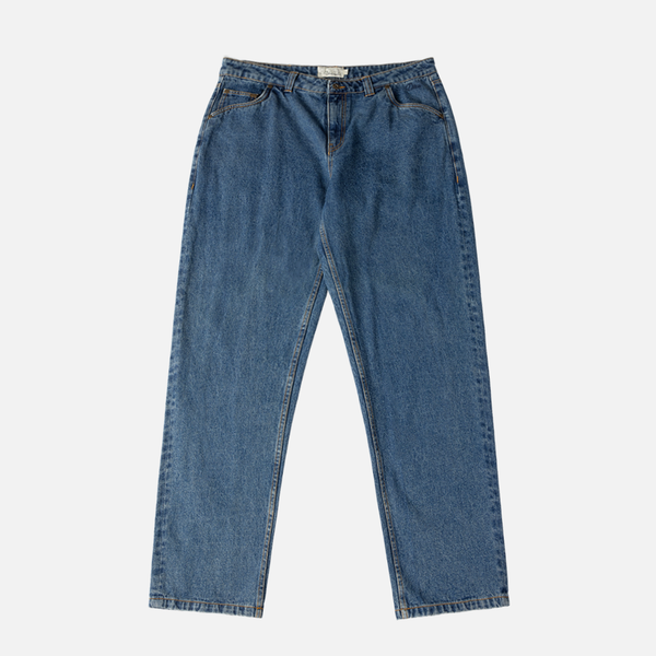Dime Straight Denim Pants - Stone Washed