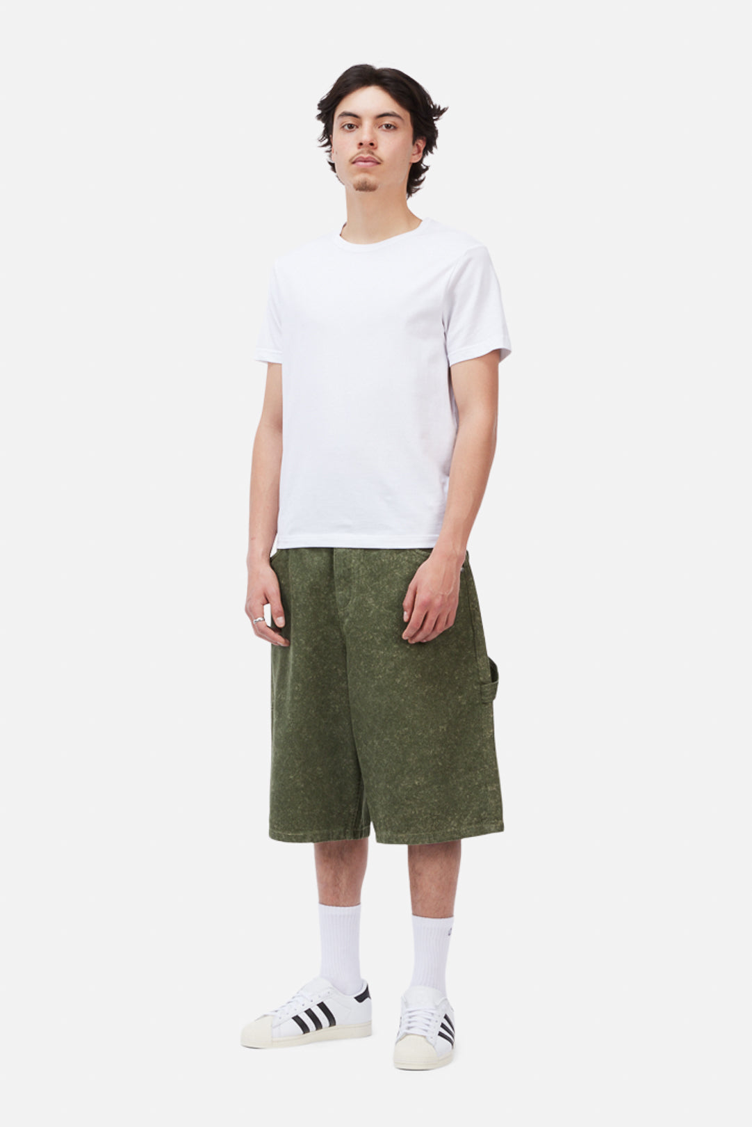Dime Classic Denim Shorts - Electric Green