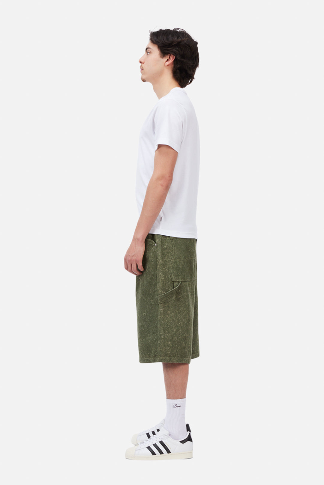 Dime Classic Denim Shorts - Electric Green