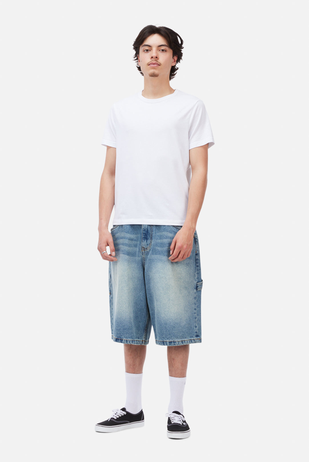 Dime Classic Denim Shorts - Sandblasted Indigo