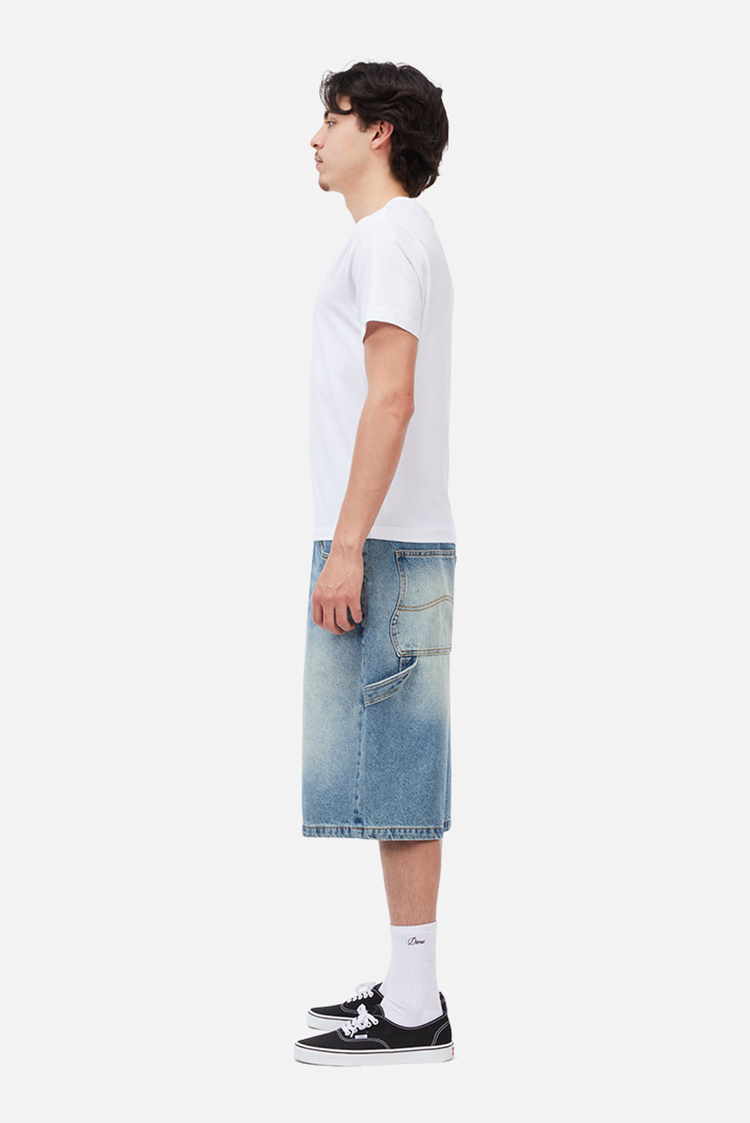 Dime Classic Denim Shorts - Sandblasted Indigo