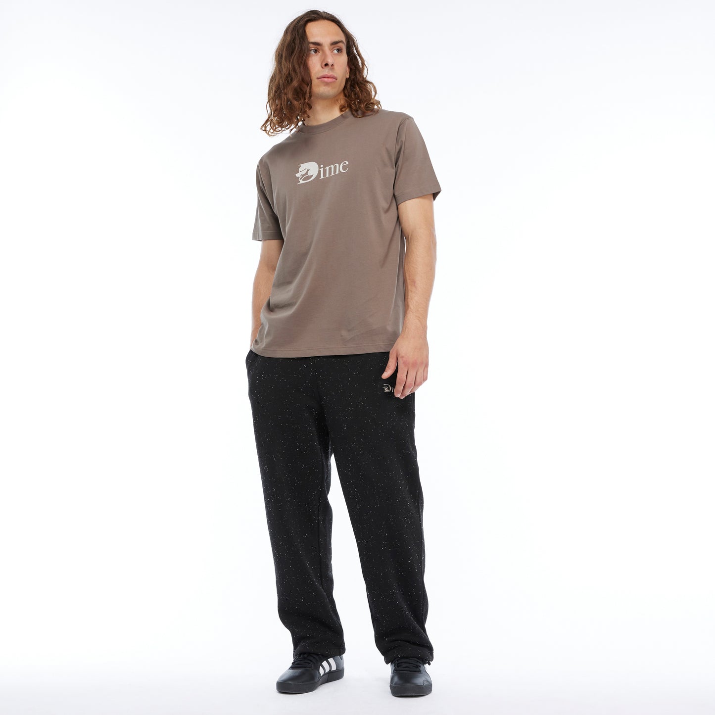 Dime CLASSIC GRIP T-SHIRT - Deep Sepia