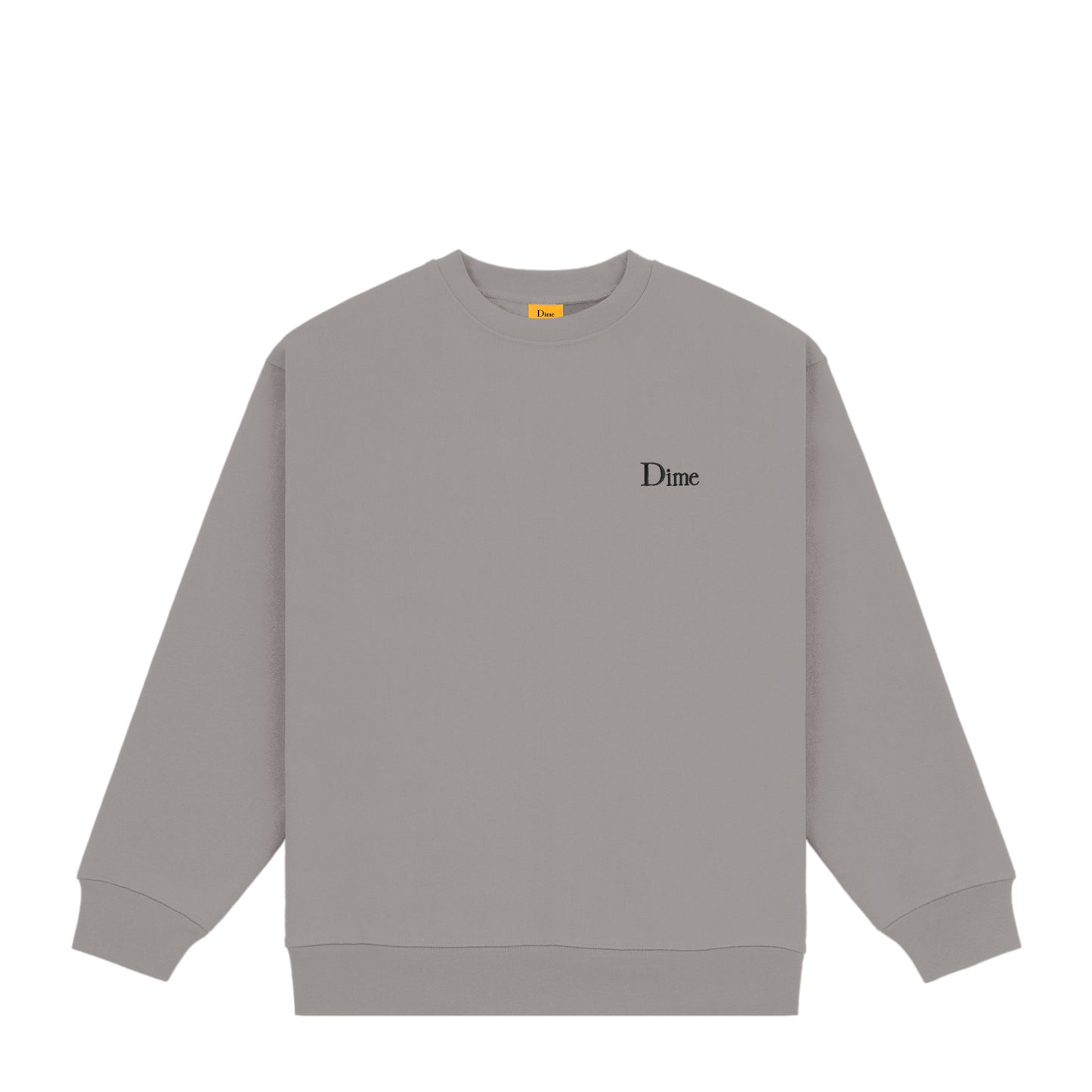 Dime Classic Small Logo Crewneck - Charcoal