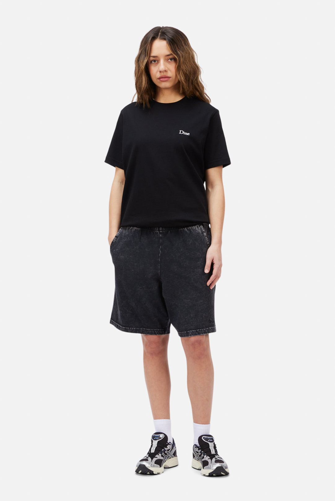 Dime Classic Small Logo T-Shirt - Black