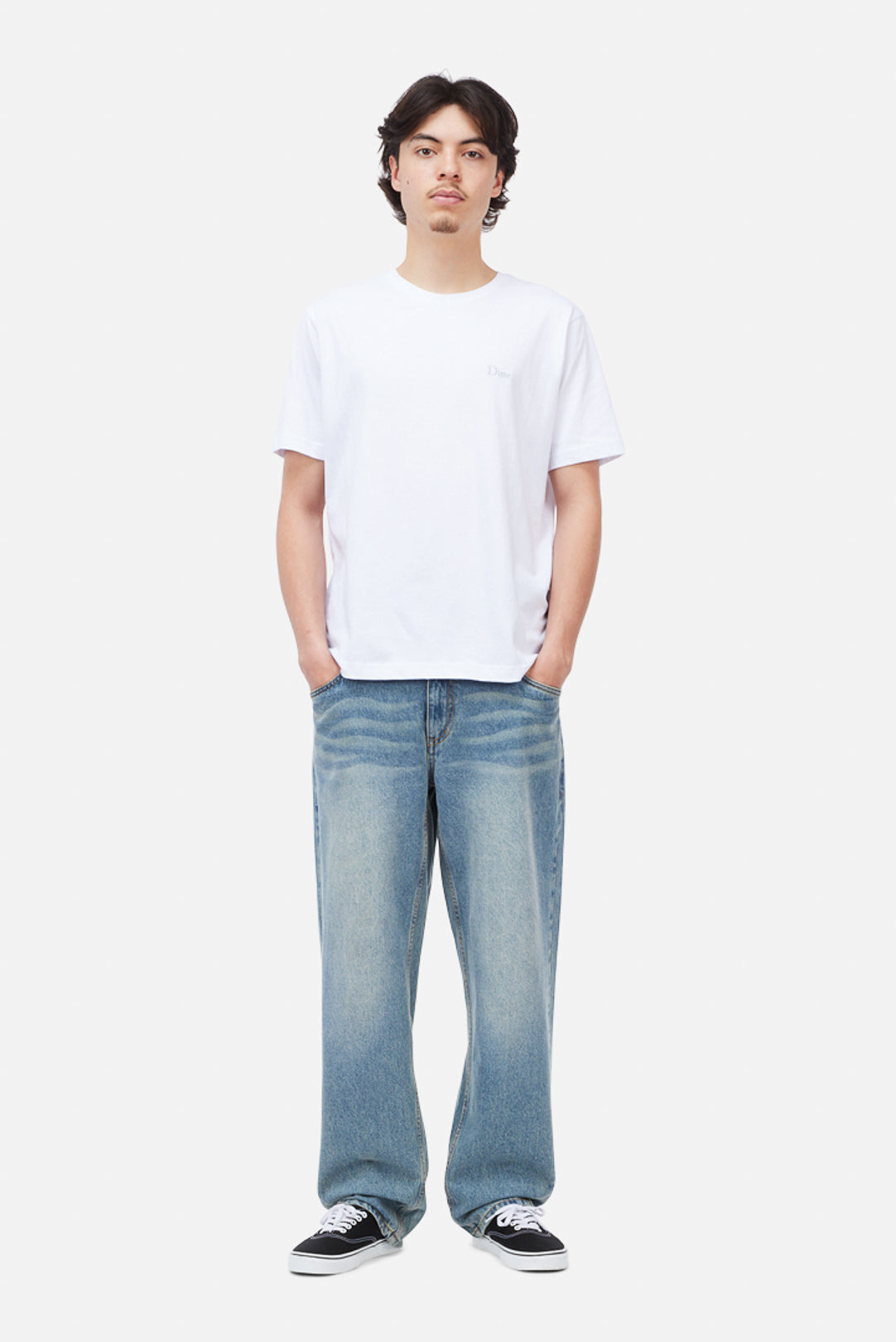 Dime Classic Small Logo T-Shirt - White