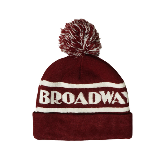 "BROADWAY" Pom Pom Beanie