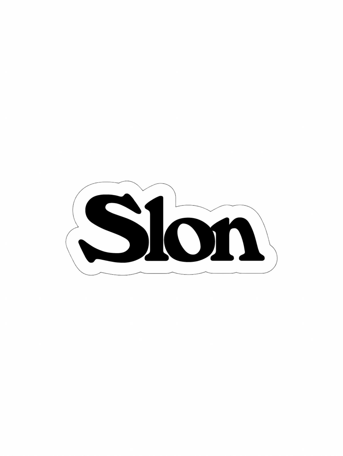 Slon Classic Logo Die cut Sticker